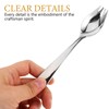 Veemoon 1set Adaptive Utensils for Elderly Ergonomic Stainless Steel Angled
