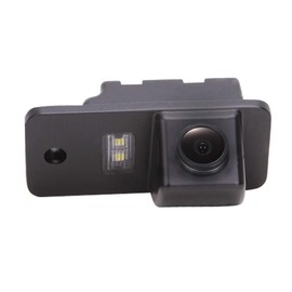 HD CCD Colour Reversing Camera Parking Aid Waterproof Shockproof for A4 Avant A3 8P B7 4F 8E S3 S4 B6 8H A6L/A6/C6 (Model 0728 with Screw Hole)