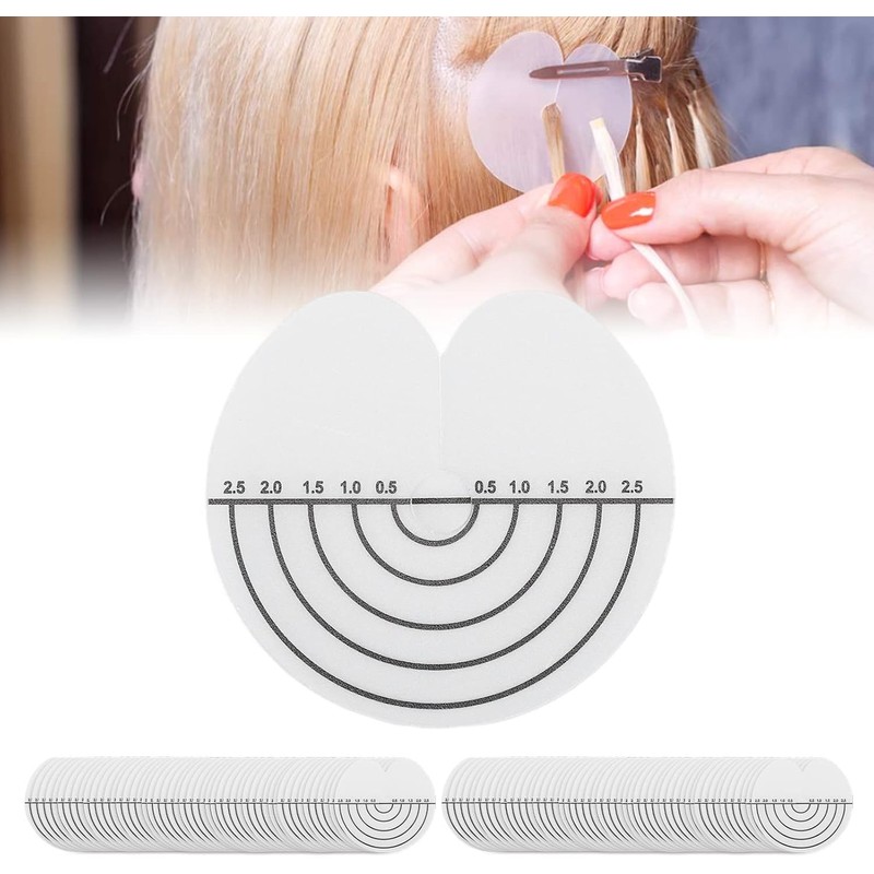 100 Uds. Protectores de Escudo Térmico para el Cabello con