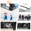 pertetey Home Gym Mirror, 48X24 Inch(1Pack) Large Frameless Tempered Glass