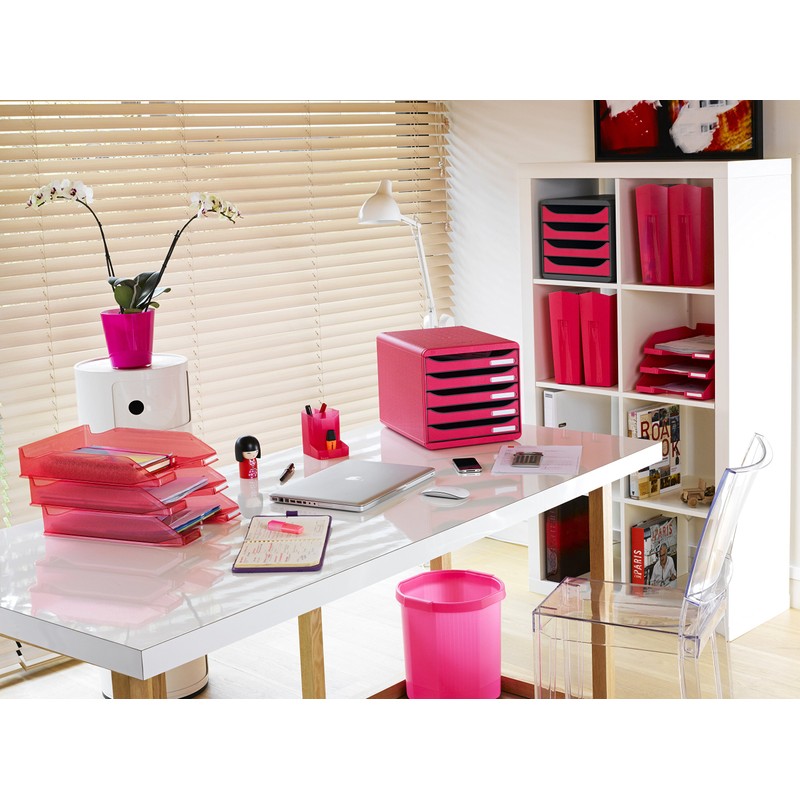 Exacompta Magazine File Classic 29.20 x 11 x 32 cm-Carmine