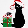 CafePress Santa Cat & Mouse Dog T Shirt Dog T-Shirt,