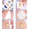 100 PCS Bluey Dog Temporary Stickers for Birthday Party Supplies