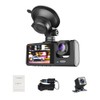 SaZaK 1080P DVR Dash Camera Front&Inside&Rear Camera Driving Recorder 2