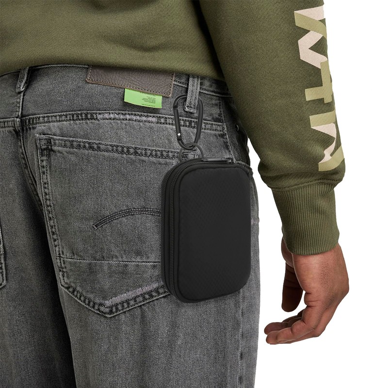 E-Tree RFID Blocking Credit Card Holder with Keychain, ID Badge