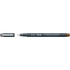 Pentel Pointliner S20P-5SP Fineliner, Sepia, Waterproof and Non-fading, 0.5 mm,