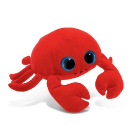 DolliBu Red Crab Stuffed Animal - Super Soft Big Eyes Crab Plush Toy, Cute Crab Ocean Stuffed Animal for Boys and Girls, Adorable Red Stuffed Animal Crab Gifts for Kids, Teens, and Adults - 6 Inches