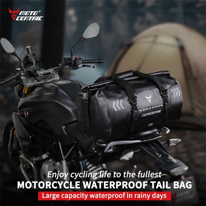 MOTO CENTRIC Waterproof Motorcycle Dry Bag,500DPVC Travel Duffel Backpack Adventage