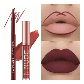 12 Matte Liquid Lipsticks Long-lasting Matte Lip Pencils