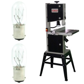 Craftsman Band Saw Light Bulb Replacement 25-Watt 120V 200 Lumens 2700K Warm White Color Replaces #STD372252 Pack of 2 Bulbs