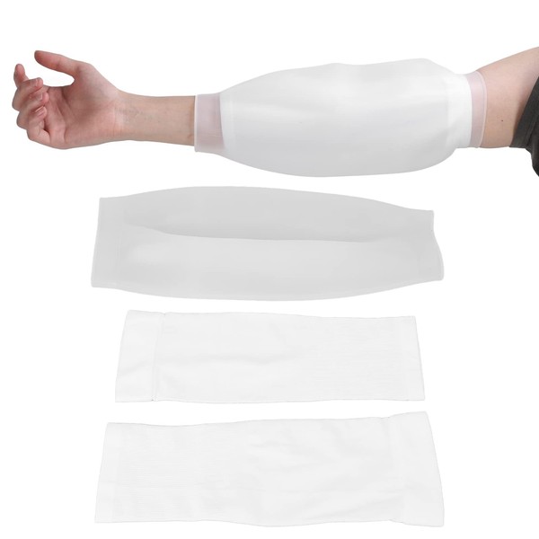 PICC Line Shower Cover, Reusable Waterproof Arm Cuff Cover, PICC Line Sleeve Shower Bag for Arm Plaster to Protect Arm Wound Dressings