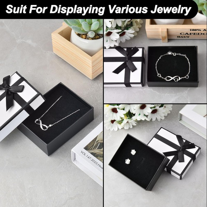 Aucuu Gift Box and Gift Bag Set White 2pc