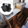 Keyless RV Cabinet Locks with Large Push Button, ABS RV