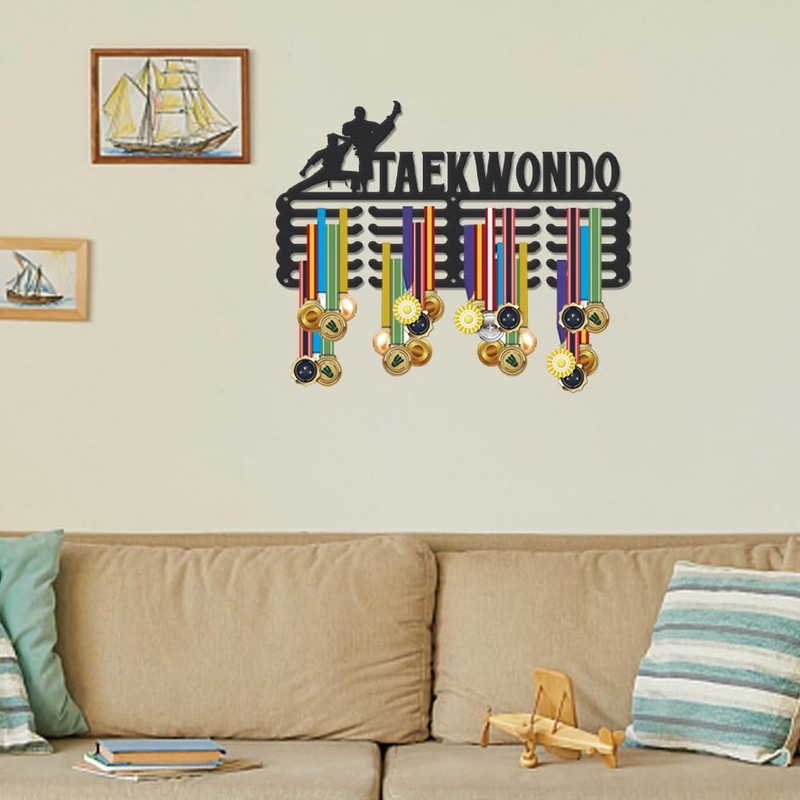 SUPERDANT SUPERDANT Taekwondo Medal Hanger Display Sports Award Metal Holder