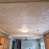 A La Maison Ceilings r13-8pw Elliptical Illusion Ceiling Tile, Plain