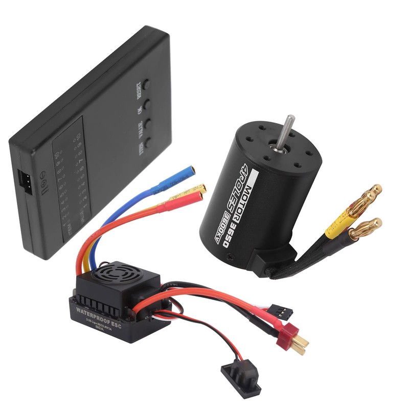 Reliable 3650 3600KV Brushless Motor 60A ESC Programmer Card Kit