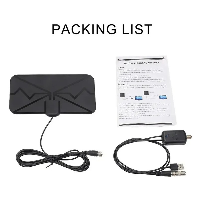 Viejo. Antena Hdtv Digital 4k Para Interiores, Receptor Dvb.
