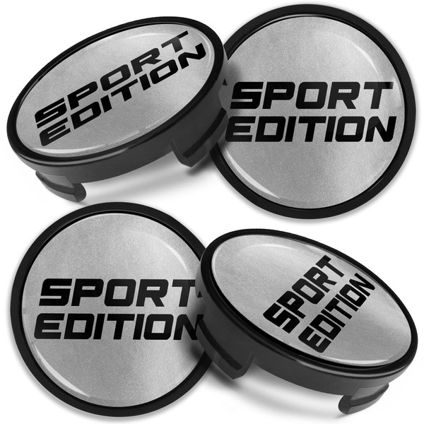 Biomar Labs 4 x Center Hubcaps, Compatible with Ford Centre