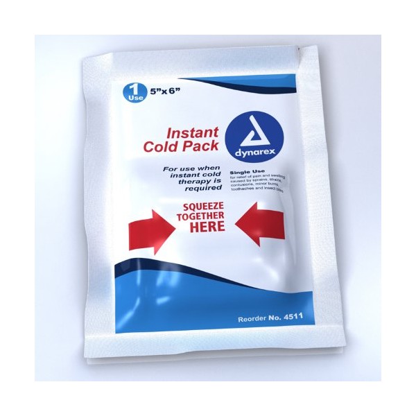 Instant Cold Pack, 4"x 5" - 24/Case