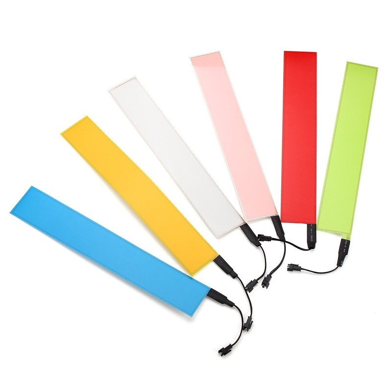 C-FUNN 12X2 Inch 12V Flexible Electroluminescent Tape El Panel Backlight