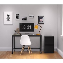 Lorell LLR49524 - Pedestal para archivador móvil, Color Negro                                                                                         