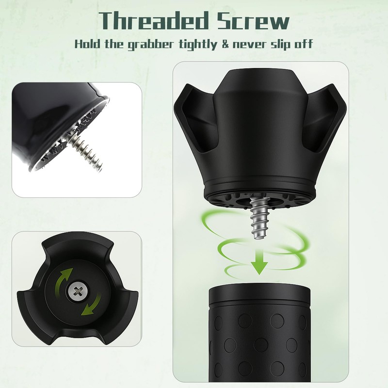 Bodeshis Golf Ball Retriever, Golf Ball Picker Upper for Putter
