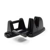 Mystatic BLACK DOOR CLIP FOR STATIC CARAVAN CATCH RETAINER HOLDER
