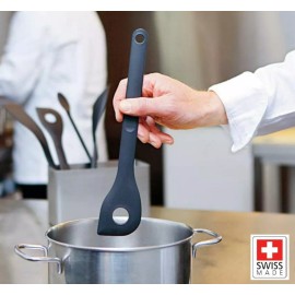 Kisag Chef's Choice Fiber Glass Reinforced Polyamide Cooking Stiring Spoon Black