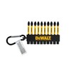 DEWALT FlexTorq PH2 Phillips 2 in. Carabiner Clip Screw Bits