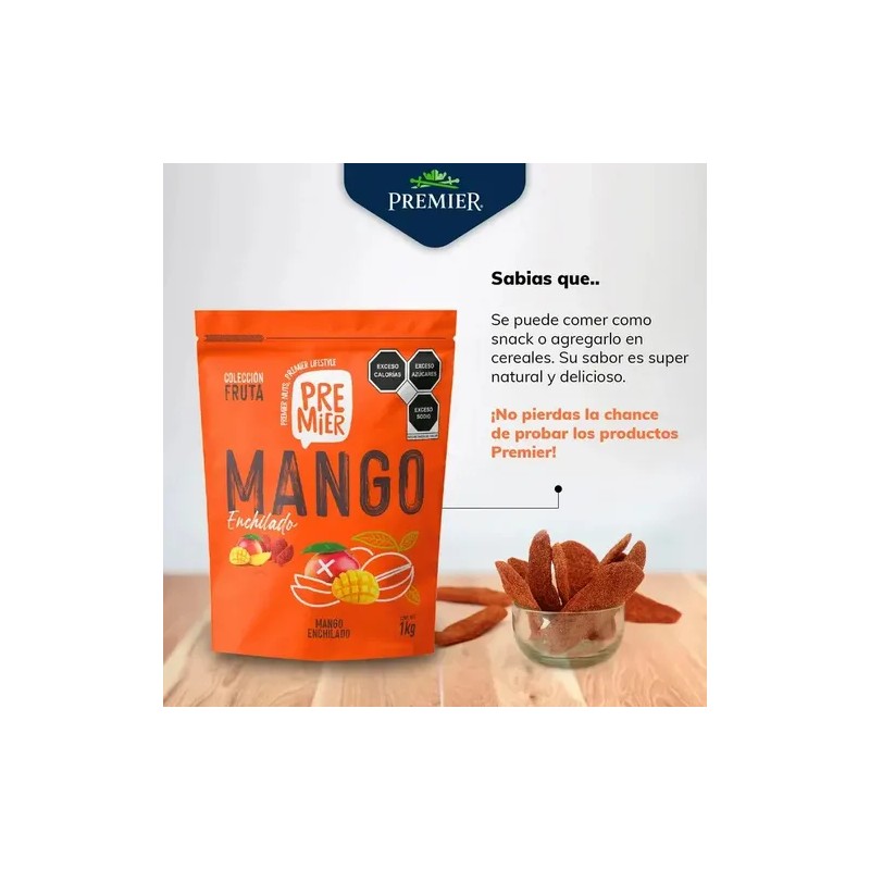 Mango Enchilado 1 Kg Mango Deshidratado Con Chile Premium