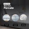 Deep Fitted Bed Sheets Easy-Care Non-Iron Percale 10'' / 25CM