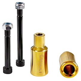 Chilli C-1033-GO Scooter Pegs Barrel Set of 2 in Gold Aluminium