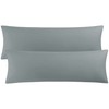 PiccoCasa Body Pillow Cover 2 Pcs Microfiber Envelope Pillow Cover