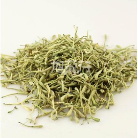 XLSEAFOOD Premium Dried Honeysuckle Buds Flowers for Tea, Infusions & Culinary Use – No Additives, Caffeine-Free, Resealable Pouch-4OZ 旭龙行特级金银花茶 (4OZ, Honeysuckle)