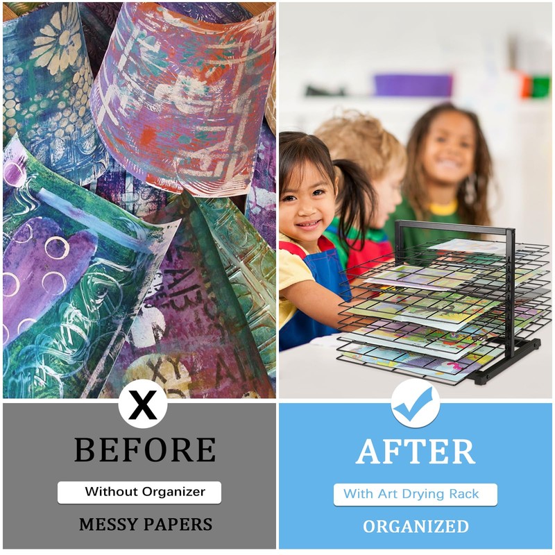 Lzttyee Art Drying Rack for Classroom Paint Drying Rack Art