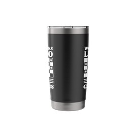 Checkers Strategy - Classic Board Game Checkers Stainless Steel Insulated Tumbler