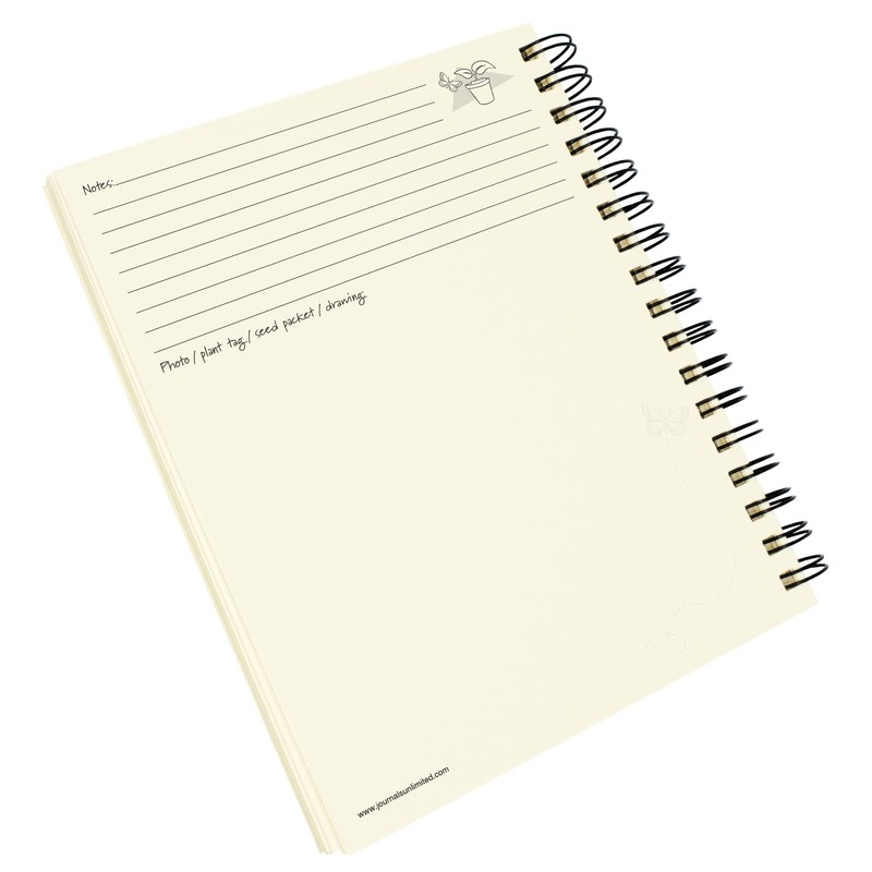 Write it Down series by Journals Unlimited, Guided Journal, Gardening,
