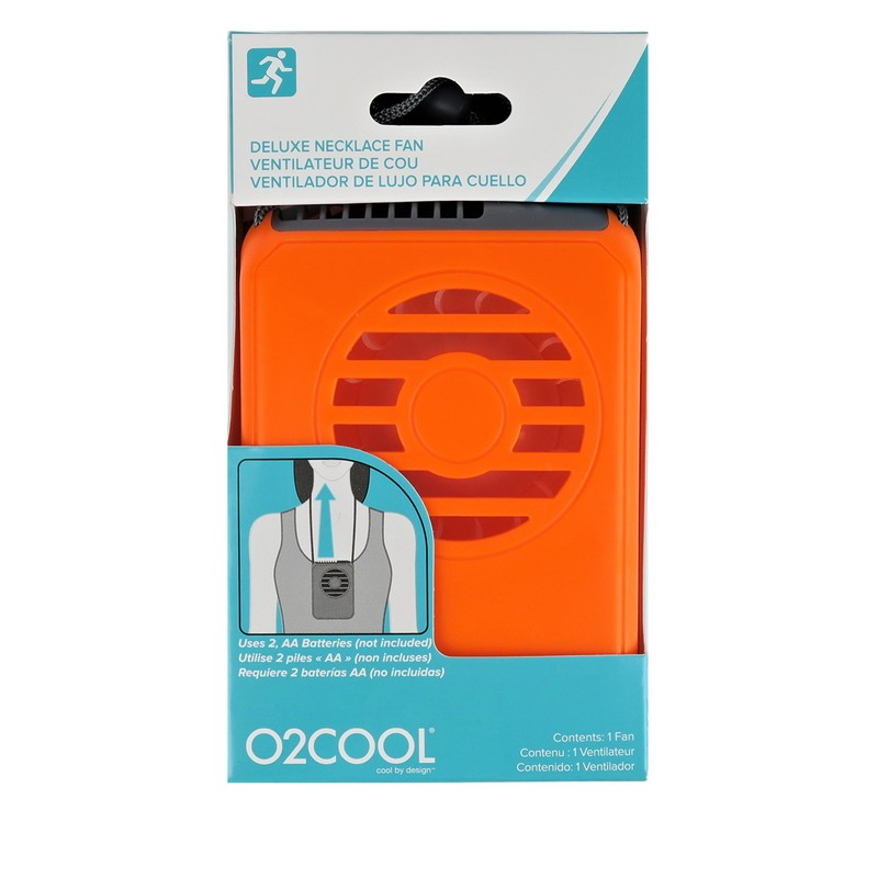 O2COOL Necklace Fan (Orange)
