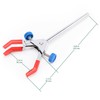FunChem 3 Prong Dual Adjustable Clamp, Lab Clamp 3 Prong
