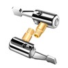 EVOULTES 2-Packs Lock On Air Chuck Tire Inflator Hose Adapter,