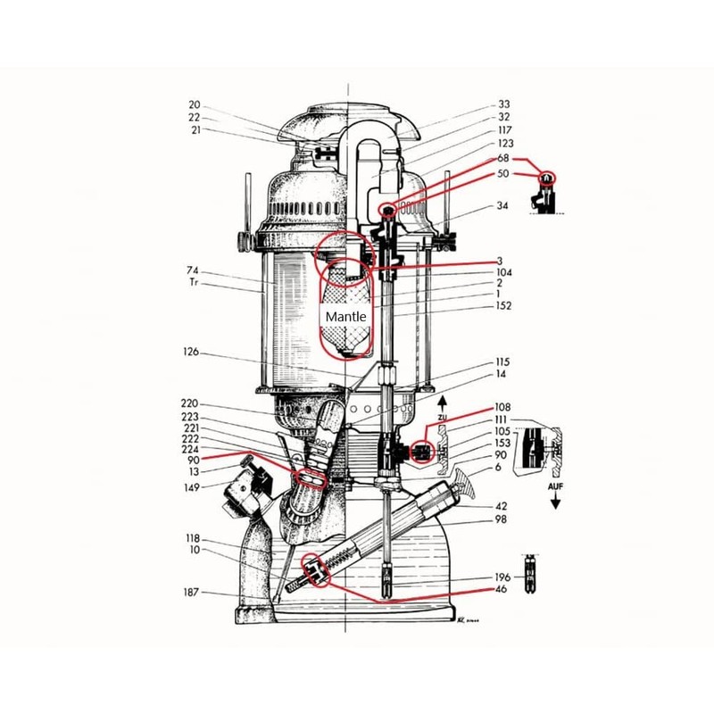 Petromax Impact Plate Brass polished