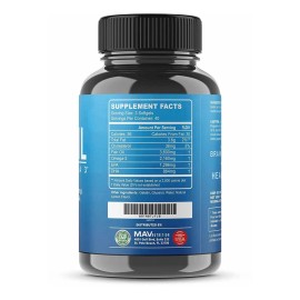 Mav Nutrition Omega 3 Aceite De Pescado Triple Fuerza, 3,600