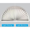 Redi Shade No Tools Original Arch Light Blocking Pleated Fabric
