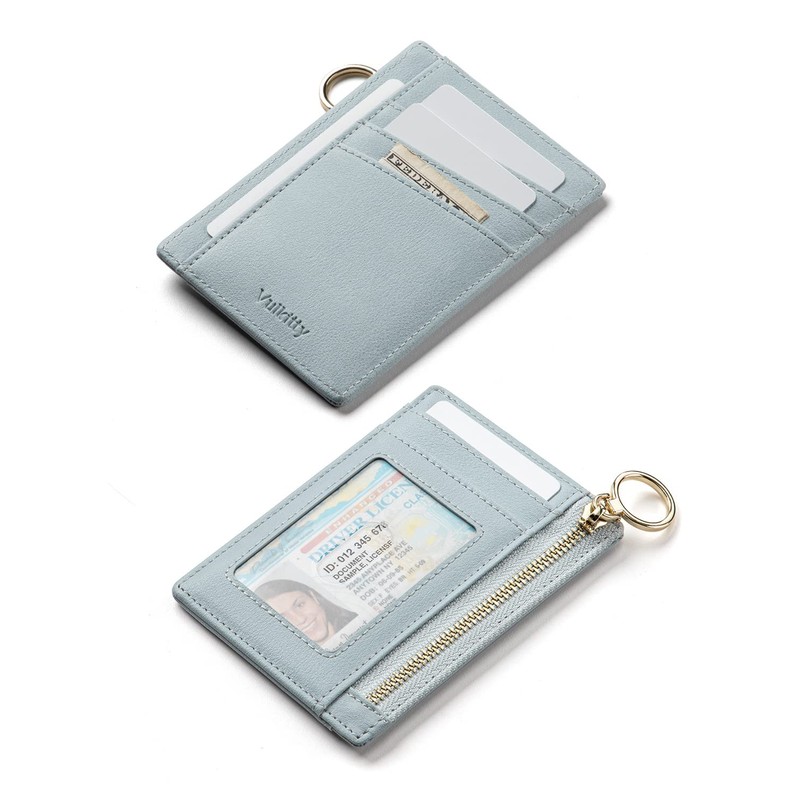 Vulkitty Women Wallet RFID Credit Card Holder Slim Front Pocket
