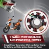 WOOSTAR 8 Coil 5 Wire Magneto Stator Replacement for 4