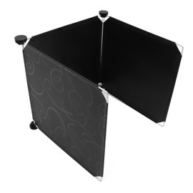 Milisten 3Pcs Cat Litter Box Enclosure Splash Guards Privacy Protectors for Various Litter Boxes Durable Versatile Design for Home Bathroom and Pet Shops
