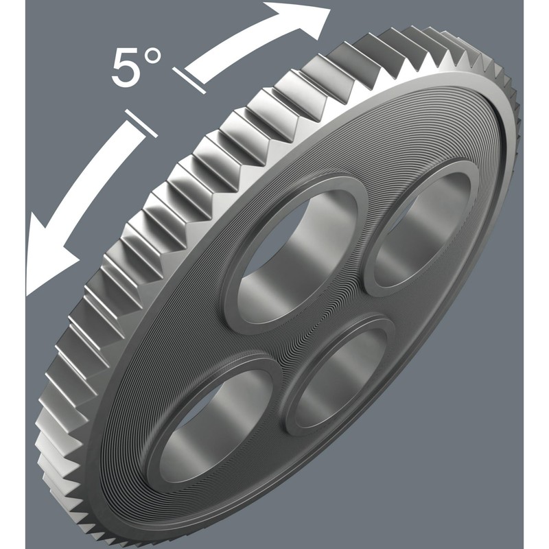 Wera Zyklop Speed Ratchet 8000 C Black Edition, 1/2 Inch