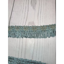 Unbranded  2 Yards Lot Vintage  Blue/Green Upholstery Pillow Fabric Trim 1 In W