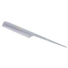 Cleopatra 8-1/2" Extra Fine Tooth Rattail Comb #441 Gray