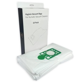 Hygieia 10 x Synthetic Cloth Vacuum Bags for Numatic Charles, Henry, George, James and More